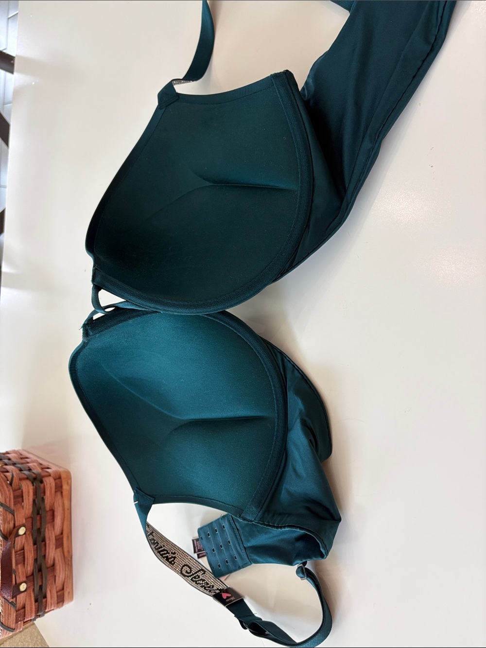 Victoria's Secret Teal Smooth Molded Bombshell Bra 38DD - Picture 6 of 6
